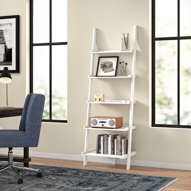 Three Posts™ Gilliard 72.75'' H x 25'' W Ladder Bookcase & Reviews